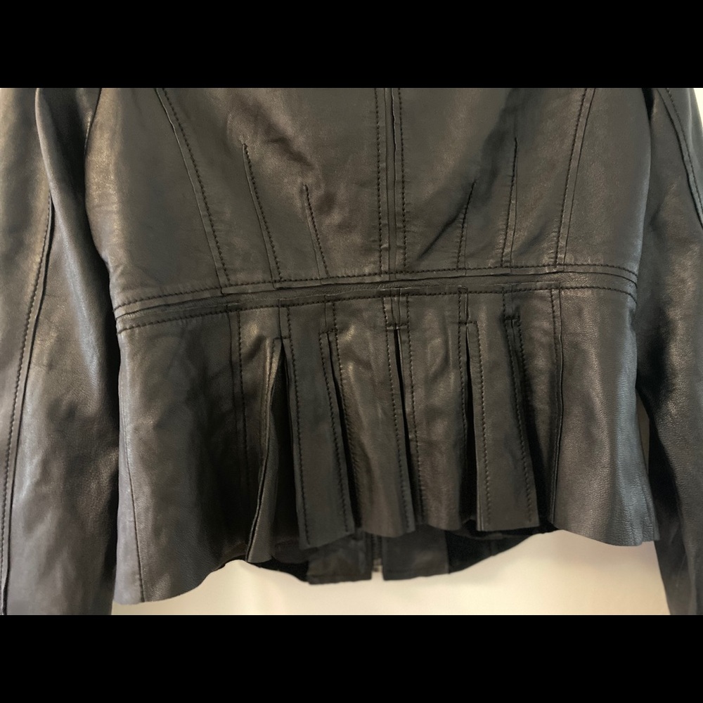 Soft leather zip up jacket - Picture 8 of 12